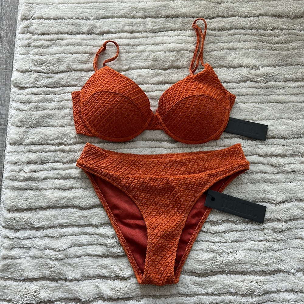 Triangl Burnt Orange Bikini Set
